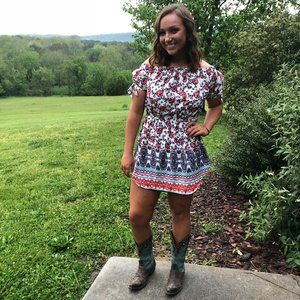 off the shoulder dress